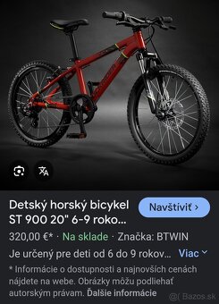 Rockrider ST 900 za polovicu, kolesá 20" - 8