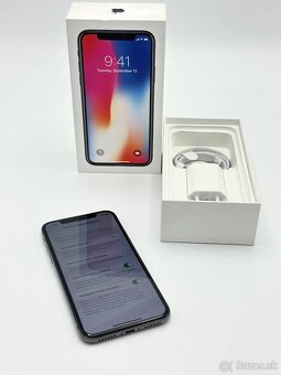 Apple iPhone X 256GB Space Gray 92% Zdravie Batérie - 8