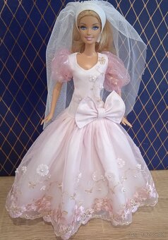 Barbie -svadobne šaty pre Barbie - 8