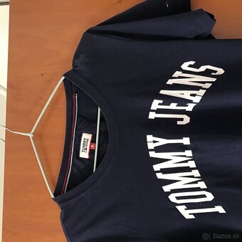 TOMMY HILFIGER originál modre damske tricko S/M - 8