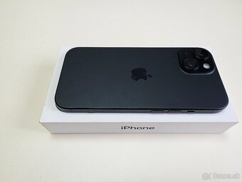 APPLE IPHONE 15 128GB BLACK,ZDRAVIE BATERKY 92% - 8