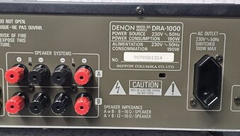 DENON DRA-1000 / PRECISION STEREO RECEIVER - 8