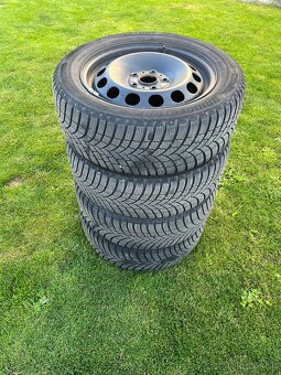 Plechové disky r16 zimne pneu 205/55r16 - 8