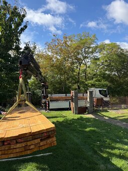 Autodoprava s hydraulickou rukou - dosah 25m - 8