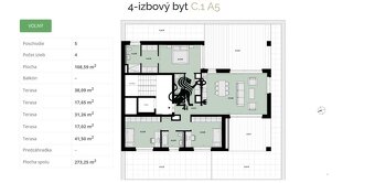 4-izbový PENTHOUSE, PEKNÁ CESTA - RAČA - A5 - 8