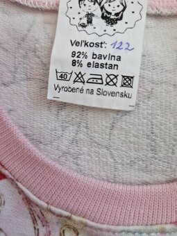 Detské točivé šaty 122 - 8