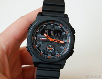 SKMEI 2355 Dual-Time športové vodotesné hodinky - 8