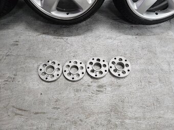 Predám alu disky Porsche 5x130 r18 + letné pneu - 8