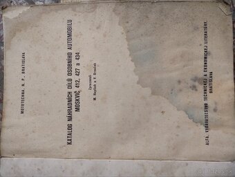 Kniha Moskvic 412 427 434 a katalog nahradnych dielov - 8
