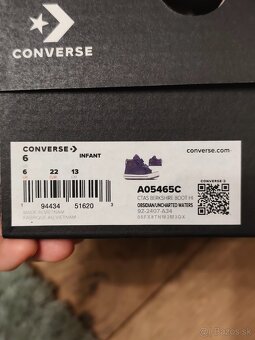 č.22 Nové prechodné detské topánky Converse - 8