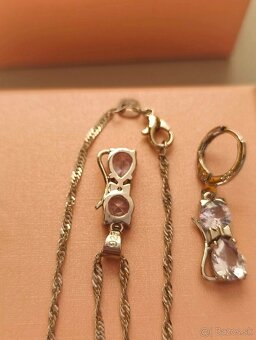 Šperková súprava zo striebra 925 s mačkami - 8