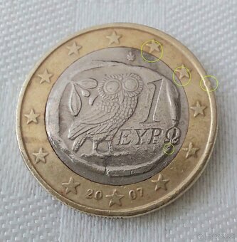 euromince s chybami razby + rôzne 10 a 20 centové mince - 8