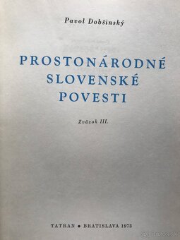 Dobšinský: Prostonárodné slovenské povesti, Bratislava - 8