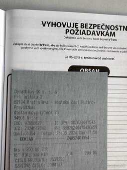 Detský bicykel BTWIN “16” - 8