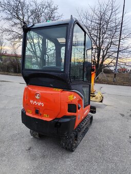 Minibager Kubota, rok 2017. Vaha 1600kg. Rozsirovaci. - 8
