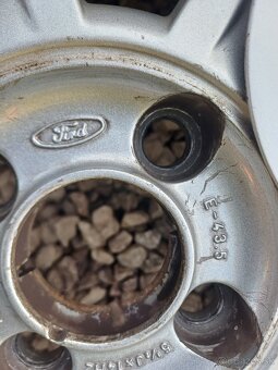 hlinikové disky org.Ford -Fiesta--51/2Jx14-ET-43,5--4x108 - 8