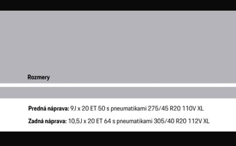 Porsche Cayenne (20”) - zimná sada kolies - 8