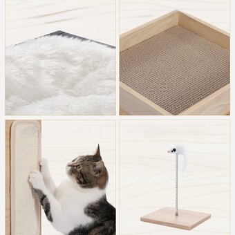 Viacúrovňový moderný nábytok pre domáce zvieratá - 8