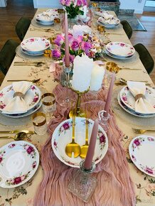 Vitrínová retro obedová súprava,posielam bezpečne - 8