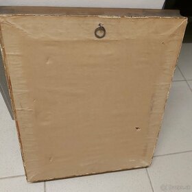 Obraz starožitný  - olejomaľba  signovaná P. Vertési. - 8