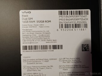 Predám Vivo X300 Pro 16/512GB Black - 8