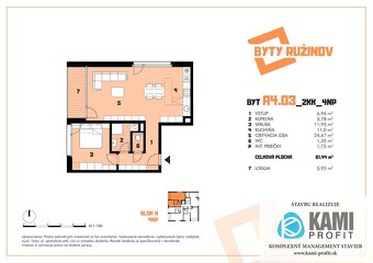 Novostavba v Ružinove - Mlynské Luhy 2 izbový byt s loggiou  - 8