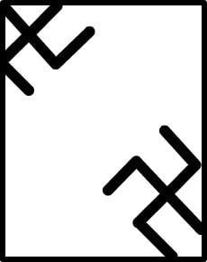 Predám kartu s nalepenými orig..pošt.známkami Deutsche Reich - 8