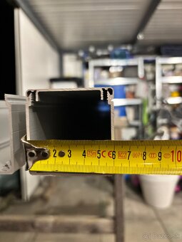 AL profil hlinikovy profil 60x60 žlab 6m - 8