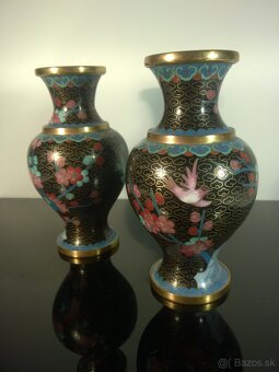 cloisonne krásny pár -vtáčik - 8