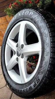 Alu R16 5x112 + zimné pneu 205/55 R16 Vw Golf, Touran, Caddy - 8