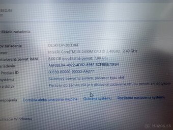 Notebook 14" DELL.Intel i5-2430M 2x2,40GHz.8gb ram.512gbSSD - 8