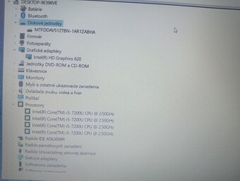 predám Hp 250 g6 / Intel core i5 / 16gb ram / 500gb ssd - 8