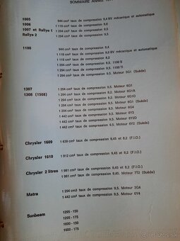 Navod Manuál Simca,Talbot Fiat kompletný - 8