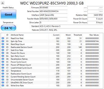 3,5" HDD Seagate / WD / Toshiba 2TB - 8