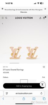 Louis Vuitton Iconic Enamel náušnice - 8