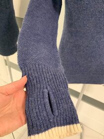 Vikafjell vlneny merno sveter s golierom - 8