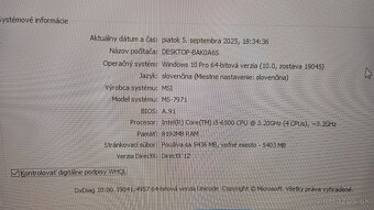 Predám PC + monitor a príslušenstvo - 8