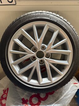 225/45 R17 91H Toyota Corolla disky + zimné pneu - 8