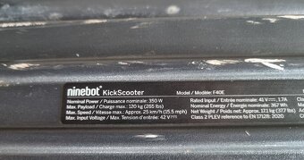 Kolobežka Ninebot Segway Kickscooter F40E - 8