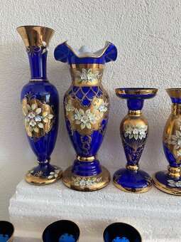 Borske novovorske modre sklo vysoky smalt - 8