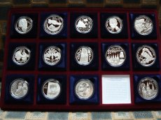 Kufríky a palety na uloženie vašej zbierky mincí, medailí .. - 8