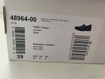 Dámske mokasíny RIEKER 48964-00 čierna S5 v 39 nove - 8