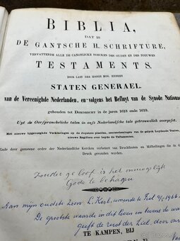 Starožitná obrovská Bible - 8