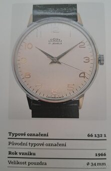 Československé mechanické vintage retro hodinky PRIM Elegant - 8