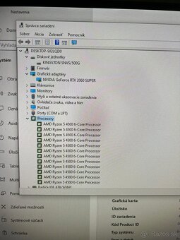Predám herný PC Ryzen 5 RTX 2060 Super - 8