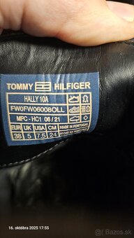 Tommy Hilfiger Nove Clenkove cizmy prava koza - 8