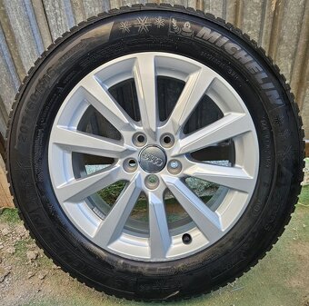 Atraktívne hliníkové disky AUDI - 5x100 r16 - 8