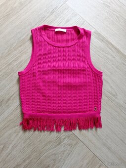 NOVE Guess, Marciano tricko, crop top XS -M - 8