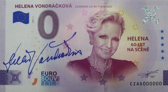 0 € / 0 euro souvenir bankovky HELENA VONDRÁČKOVÁ - 8