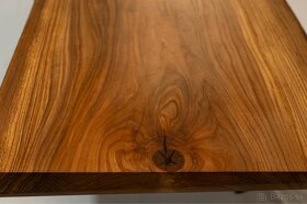drevený stôl masívny stôl brestové drevo - 8